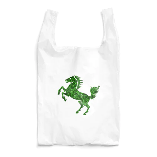 馬　sequinsgreen Reusable Bag