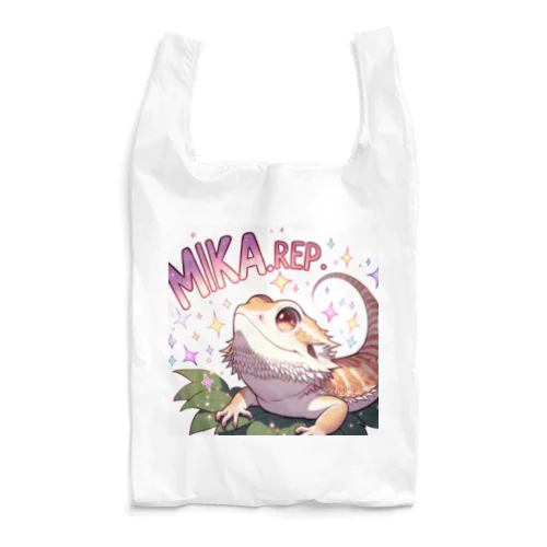 MIKA-REPのフトアゴさんアイテム Reusable Bag