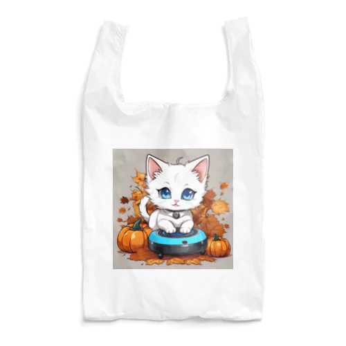 ハロウィンと白猫10 Reusable Bag