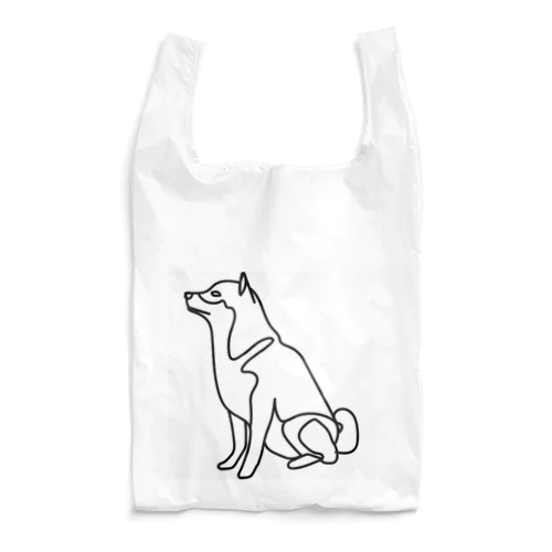 柴犬トレジャーズ　ブラック Reusable Bag