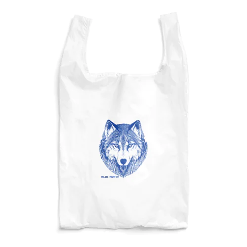 リアルウルフデザイン［ブルー］ Reusable Bag