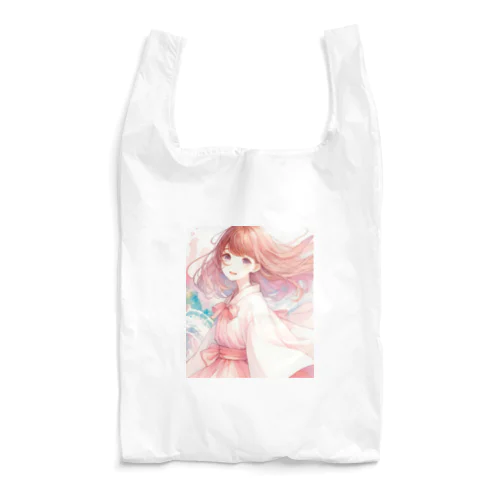 風になびく乙女 Reusable Bag