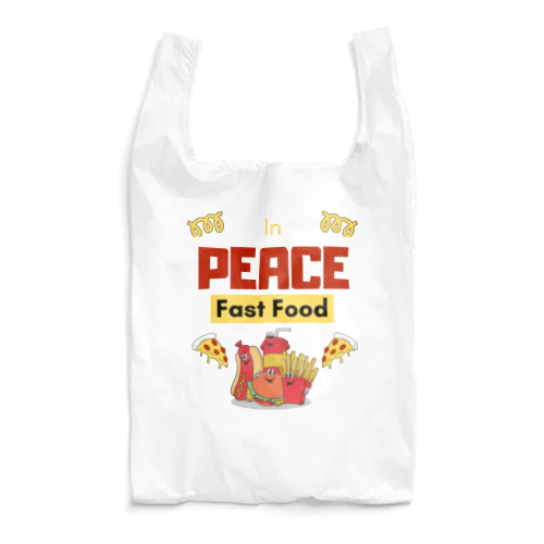 ファーストフードで平和 Reusable Bag