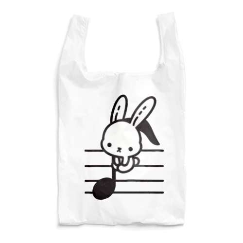 音符♪＆うさちゃん🐰 Reusable Bag