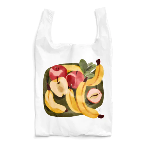 豊楽（ほうらく）　-りんごとバナナ- Reusable Bag