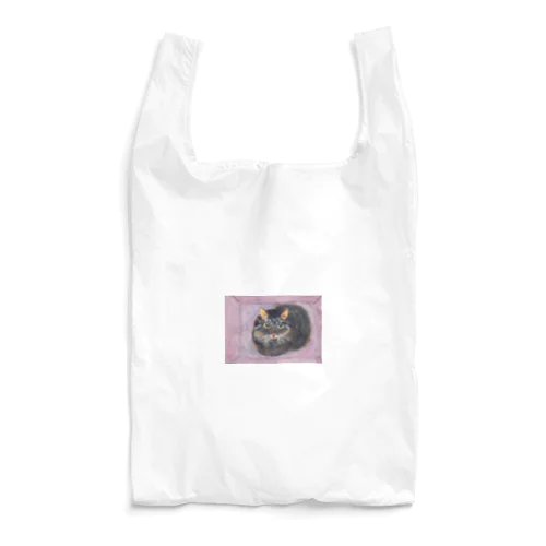 愛猫ポワロ、日本画 Reusable Bag