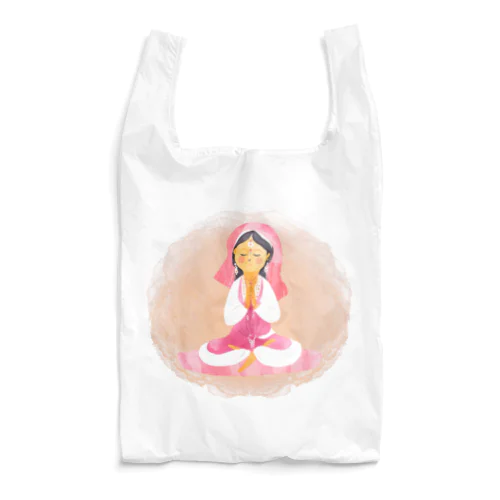 可愛いヨギーニ　-女の子- Reusable Bag