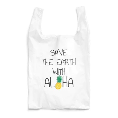 SAVE THE EARTH WITH ALOHA Reusable Bag