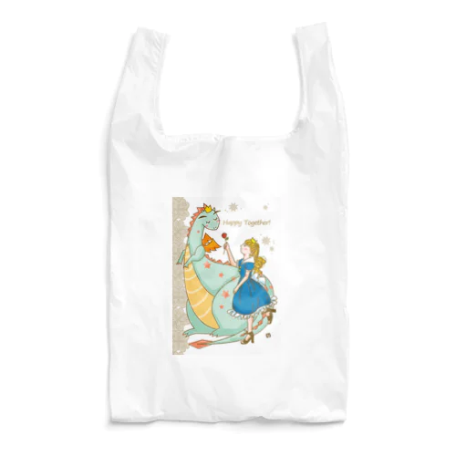 どらごんさんと（ほわいと） Reusable Bag