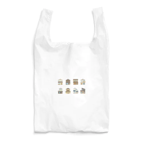 いろんな家集めました Reusable Bag