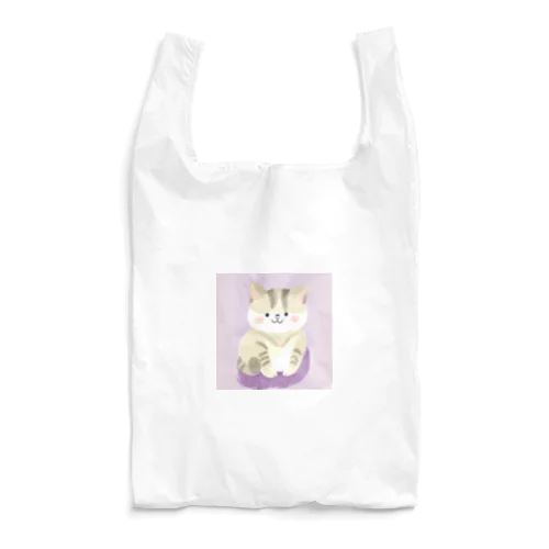 猫の水彩画グッズ Reusable Bag