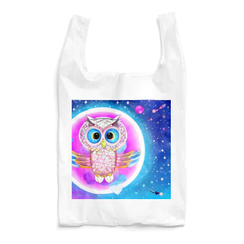 フクロウの宇宙飛行士 Reusable Bag