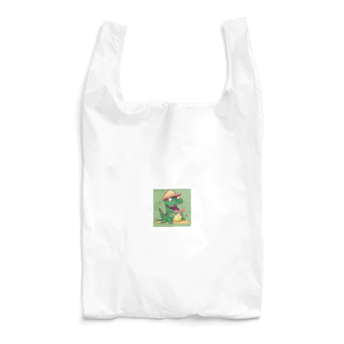 ポップなワニさんグッツ Reusable Bag