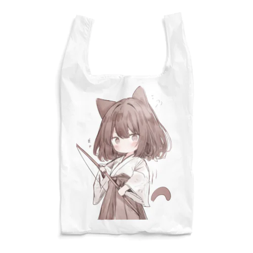 ネコ耳弓道部 Reusable Bag