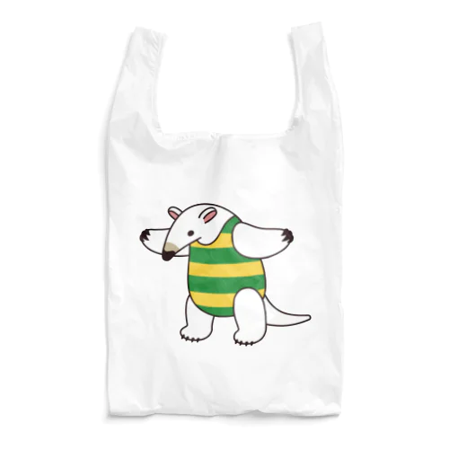 水着コアリクイ（緑・黄色） Reusable Bag