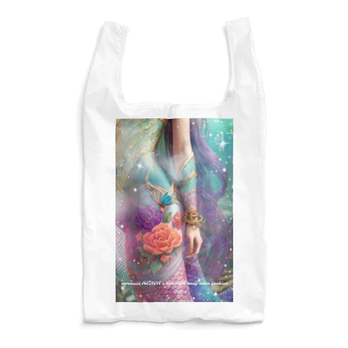 mermaid REINA  fashion color Reusable Bag