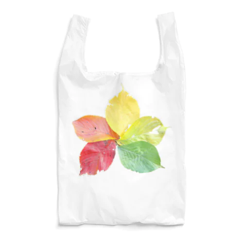 桜(ソメイヨシノ)葉っぱ紅葉 Reusable Bag