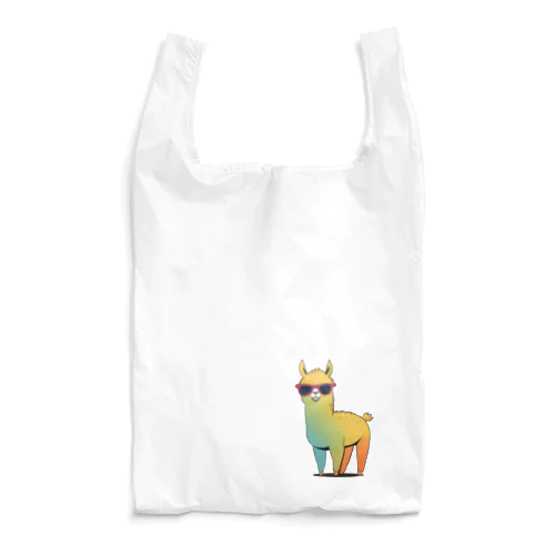 アルパカサングラス【カラフルキュート】 Reusable Bag