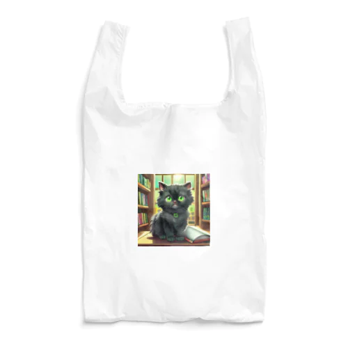 図書室の黒猫01 Reusable Bag