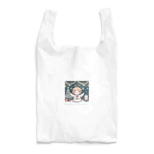 呑(どん)天使のクリスマスデフォルメ Reusable Bag