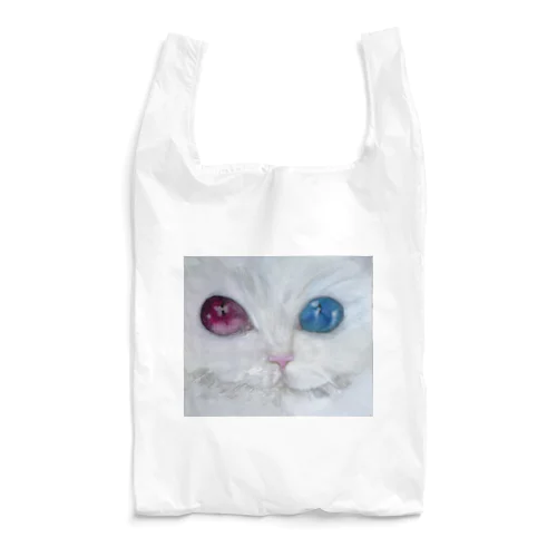 オッドアイの白猫🐾瞳くん Reusable Bag