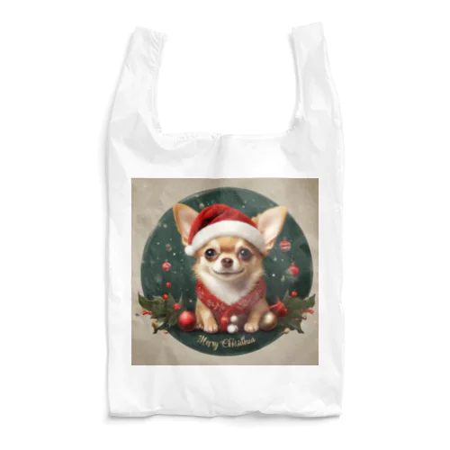 小さな友達と共に迎える、クリスマスの夜」 Reusable Bag