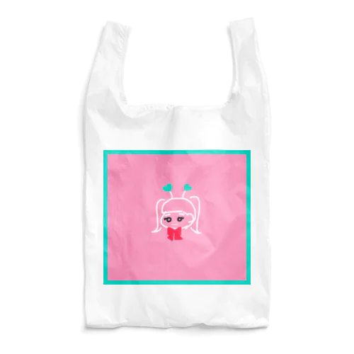 頭からハートが生えた女の子 Reusable Bag