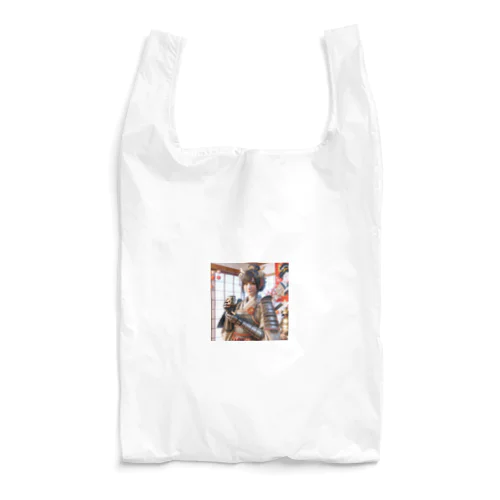 呑(どん)女武士の正月 Reusable Bag