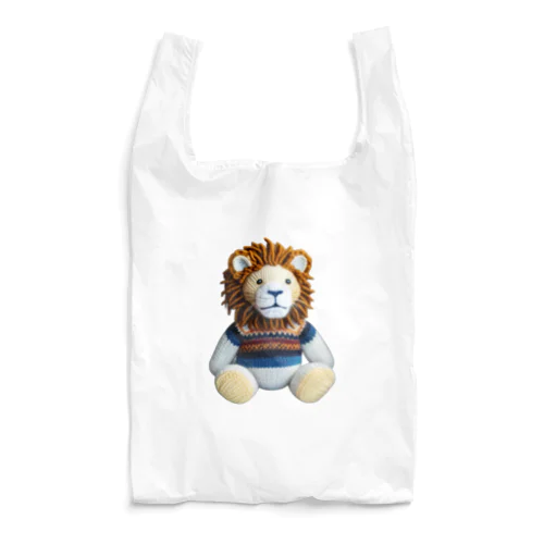 編みぐるみのライオン Reusable Bag