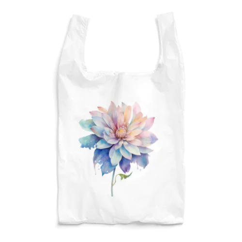 水彩風グラデーションフラワー Reusable Bag