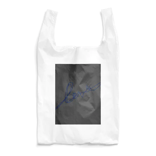 Charcoalgray ✖️ Blue Logoart Reusable Bag