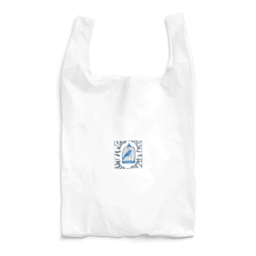 かごの中の青い鳥 Reusable Bag