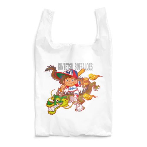 龍に跨がる！／赤輪郭 Reusable Bag