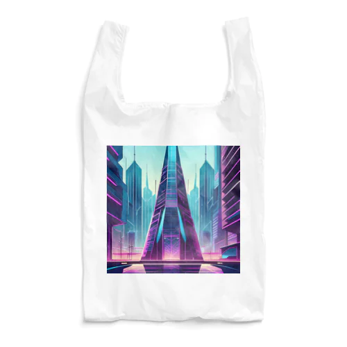 サイバーパンク都市 Reusable Bag