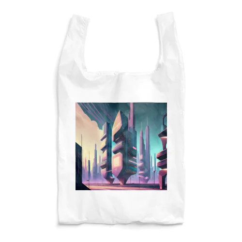 サイバーパンク都市 Reusable Bag