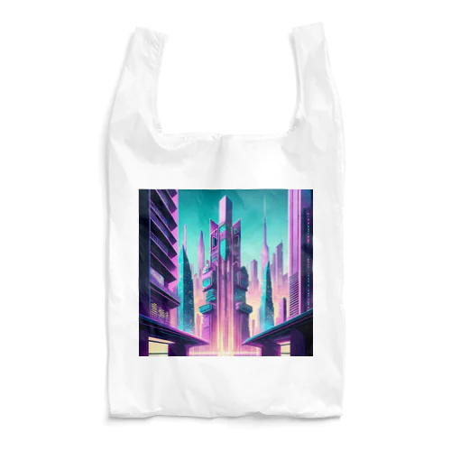 サイバーパンク都市 Reusable Bag