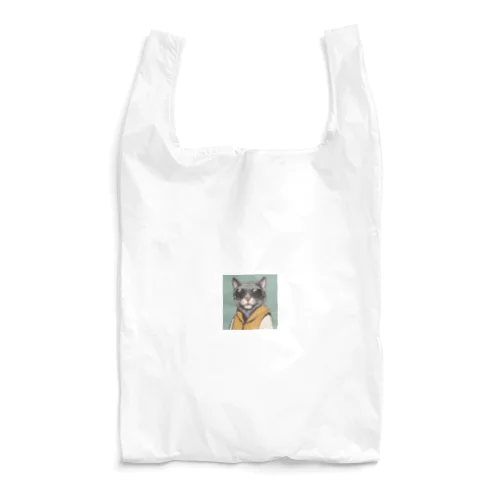 サングラスをした猫 Reusable Bag
