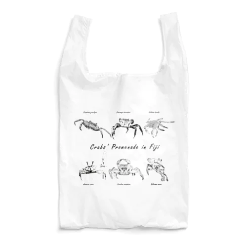 Crabs' Promenade Crabs in Fiji Reusable Bag