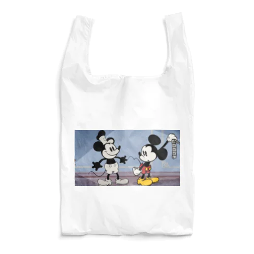 【100個限定】懐かしのミッキー＆ミニー Reusable Bag