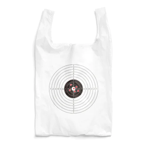 射撃のターゲットの弾痕 Reusable Bag