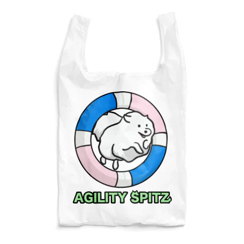 AGILITY SPITZ「ぴょ〜んと飛ぶよ」 Reusable Bag