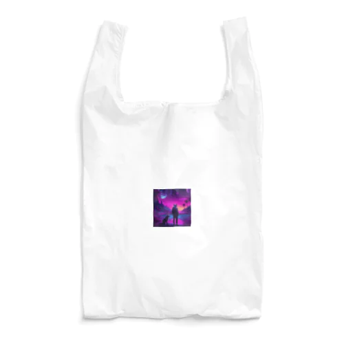 幻想的な夜空、夜行性の生態 Reusable Bag