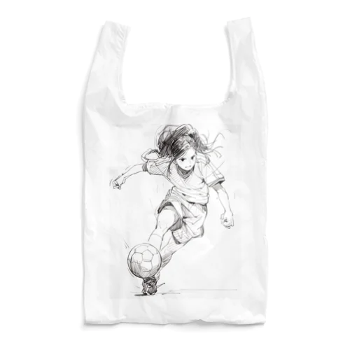 サッカー女子 Reusable Bag