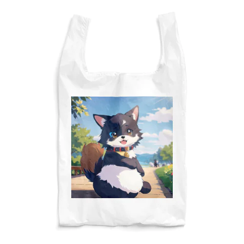 可愛い犬のイラスト Reusable Bag