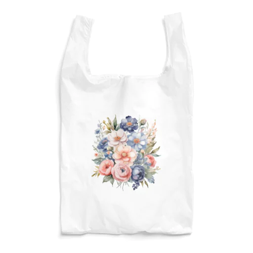 パステルカラーの花束 Reusable Bag