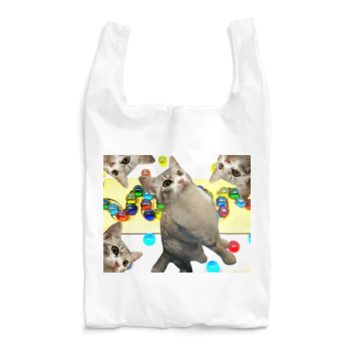 Marble Run Cats Reusable Bag