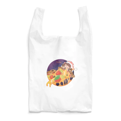 寝る ピザ 極楽 Reusable Bag