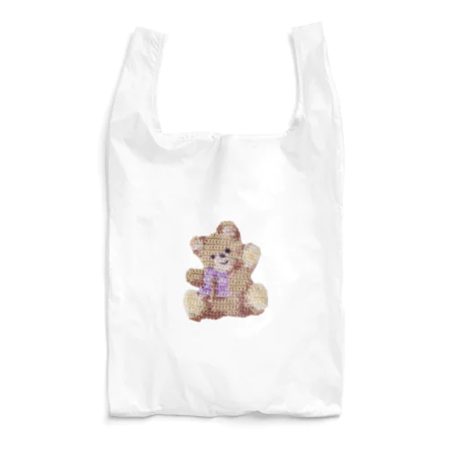 クマさん（紫） Reusable Bag