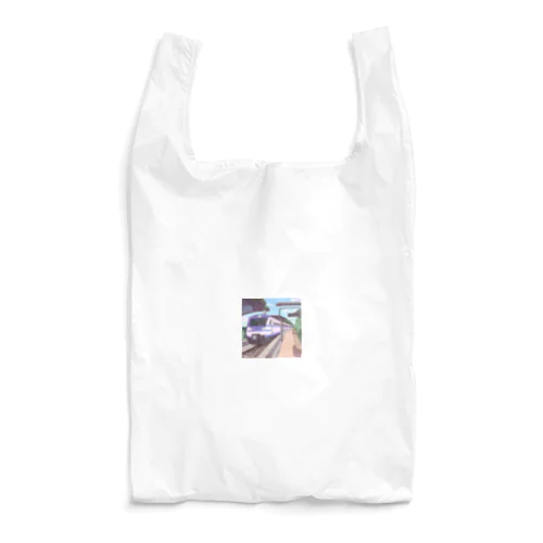 軽快で洗練されたモダン鉄道 Reusable Bag