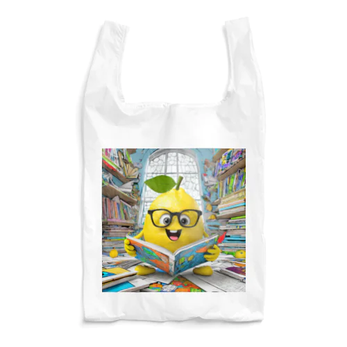 漫画を読んでる果物レモン Reusable Bag